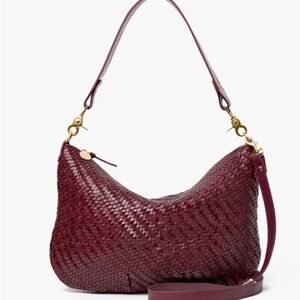 Clare V. Moyen Messenger Cassis NWT
